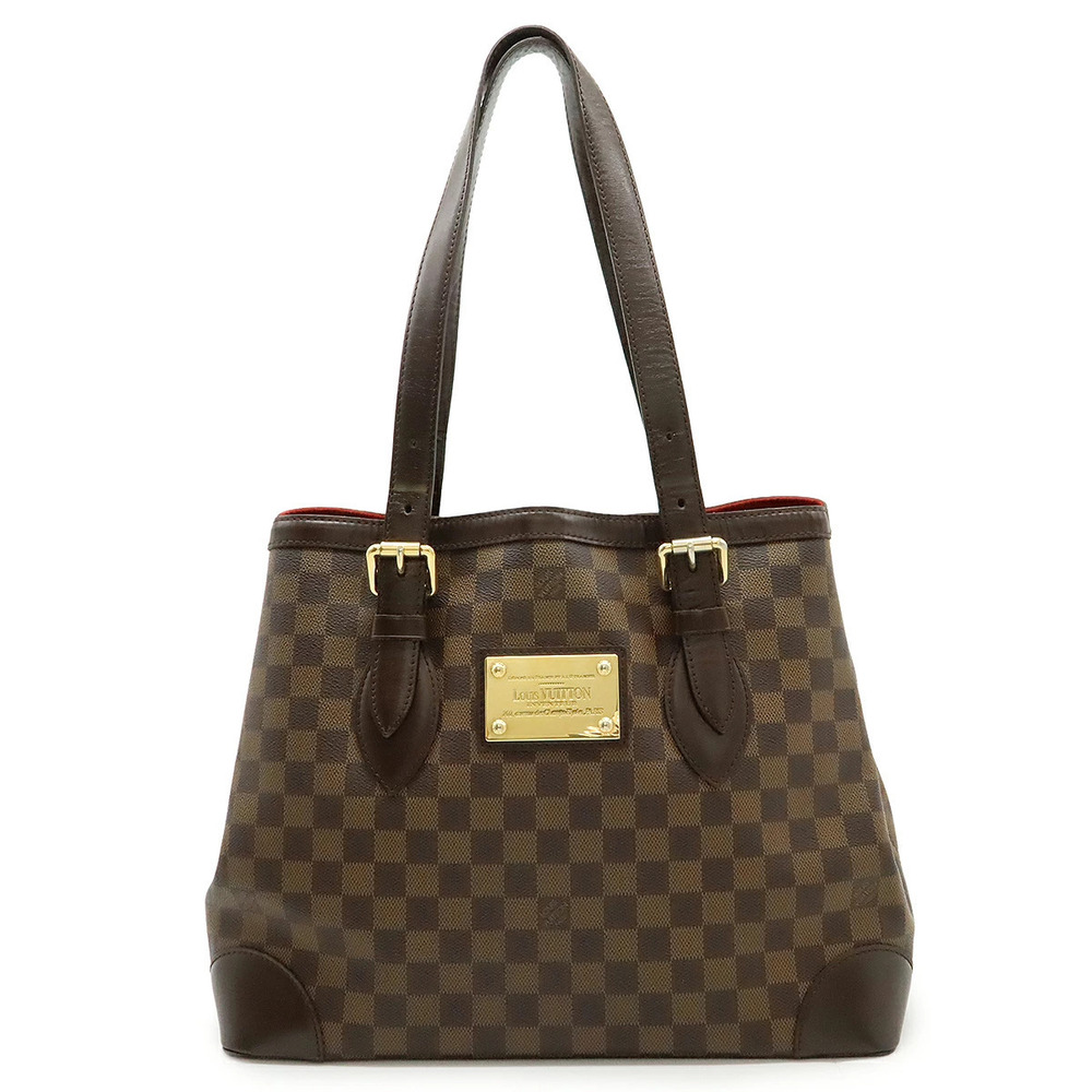 LOUIS VUITTON Damier Hampstead Tote Bag Shoulder Hobo